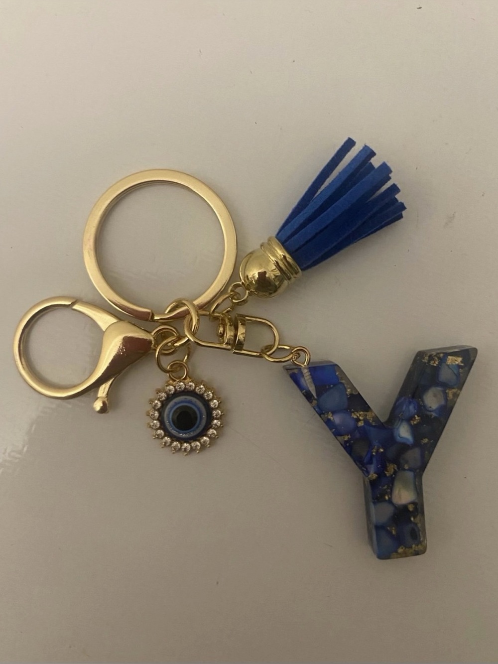 Y Fancy Alphabet keychain
